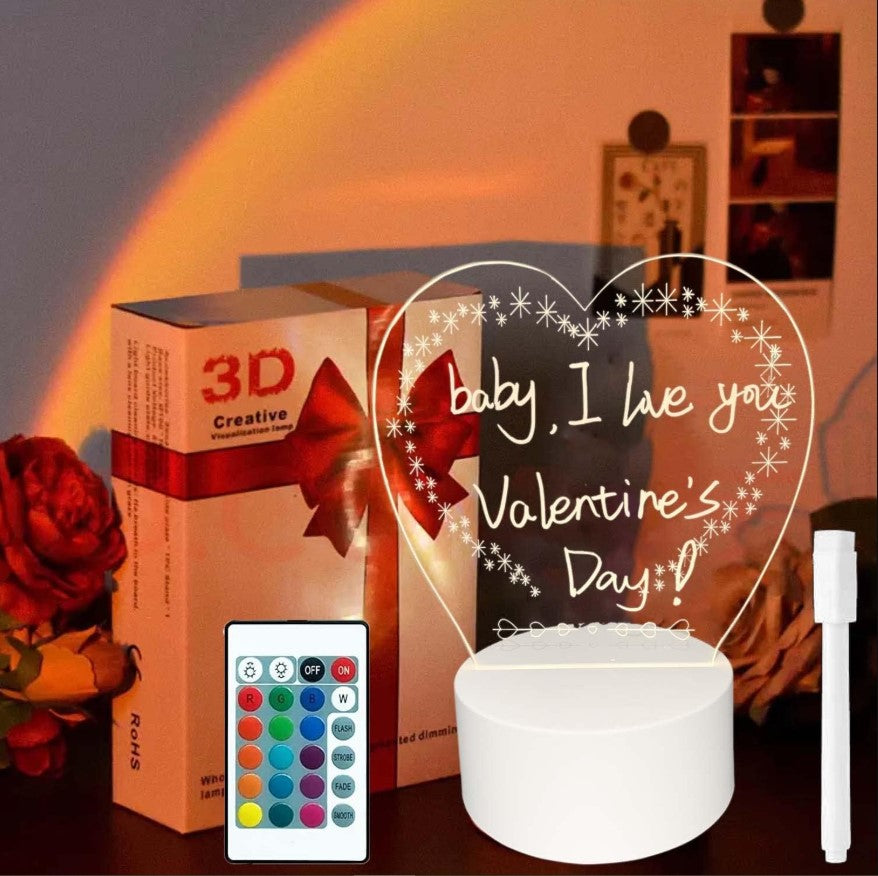 Lampe Tableau LED Effaçable RGB