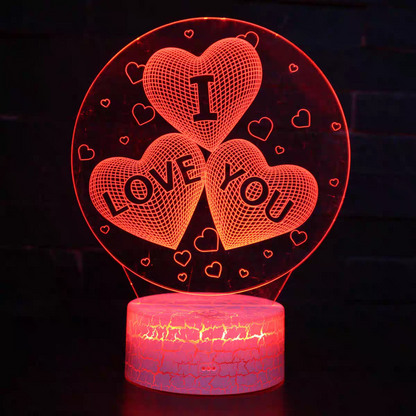 Lampe LED 3D Illusion – Décoration et Cadeau Original