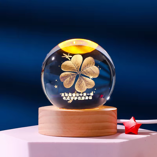 Lampe Cristal Galaxy 3D