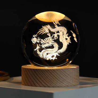 Lampe Cristal Galaxy 3D